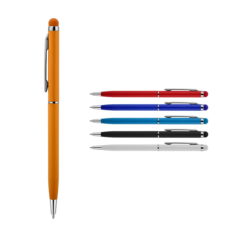 587 Turkuaz Metal Tükenmez Touchpen Kalem - Promosyon Kalemler Promosyon Ürünü