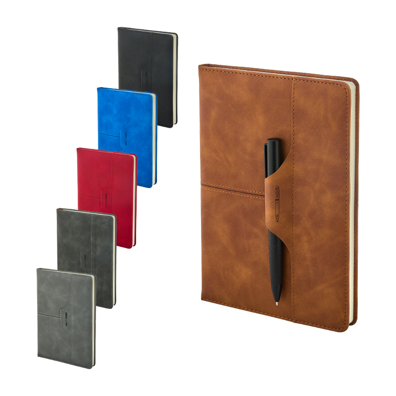 2430 Siyah 15 x 21 Termo Deri̇ Defter - Not Defterleri Promosyon Ürünü