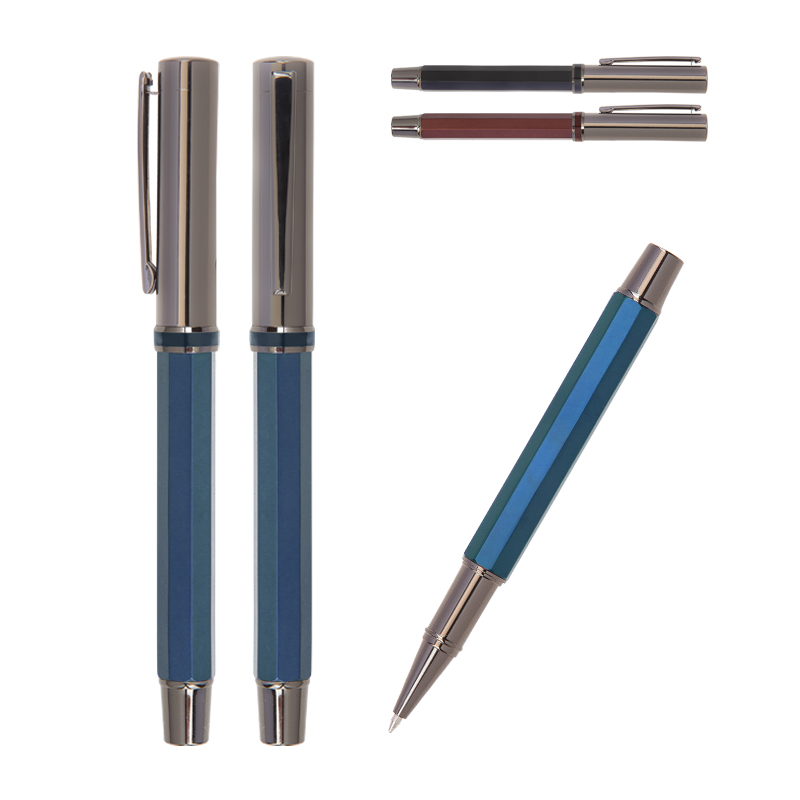 Ucuz Toptan Promosyon 1103 Siyah Metal Roller Kalem Modeli - 2