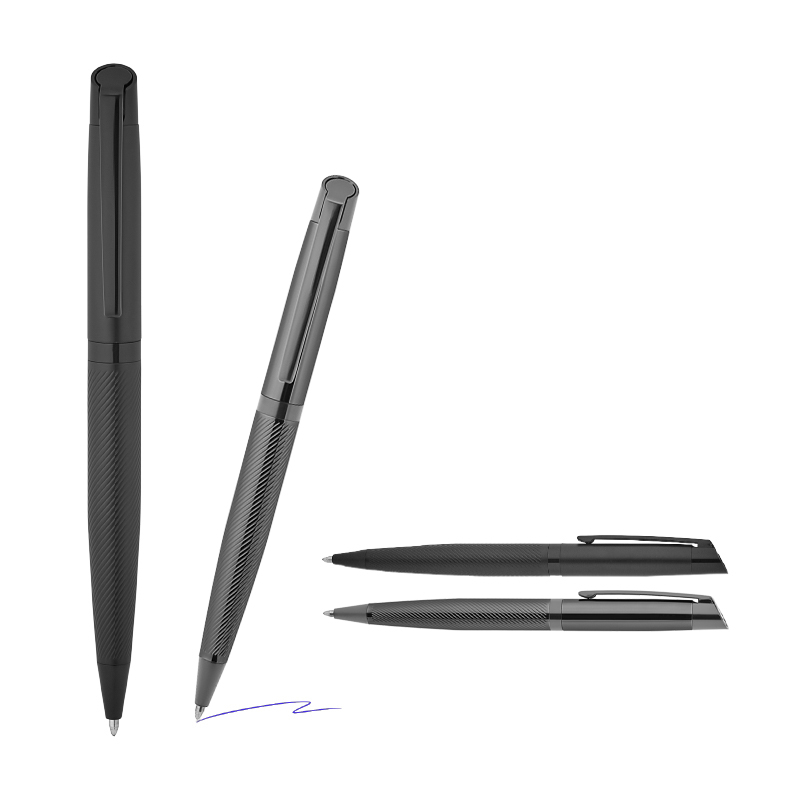 Ucuz Toptan Promosyon 1111-T Füme- Klips Metal Tükenmez Kalem Modeli - 2