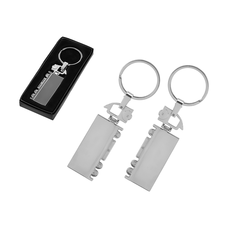 Ucuz Toptan Promosyon 2219 Silver Çift Taraflı Metal Tır Anahtarlık Modeli - 2