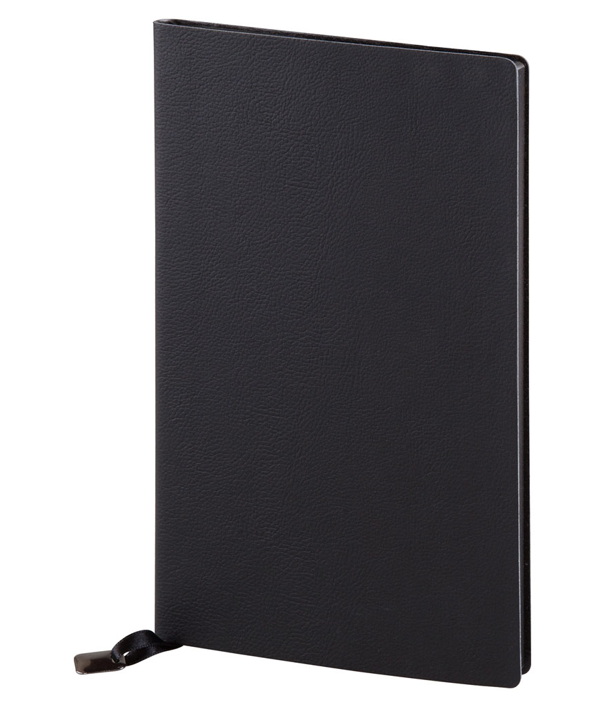 2280 Siyah 13 x 21 Yumuşak Kapaklı Termo Deri̇ Defter - Sadıç Promosyon