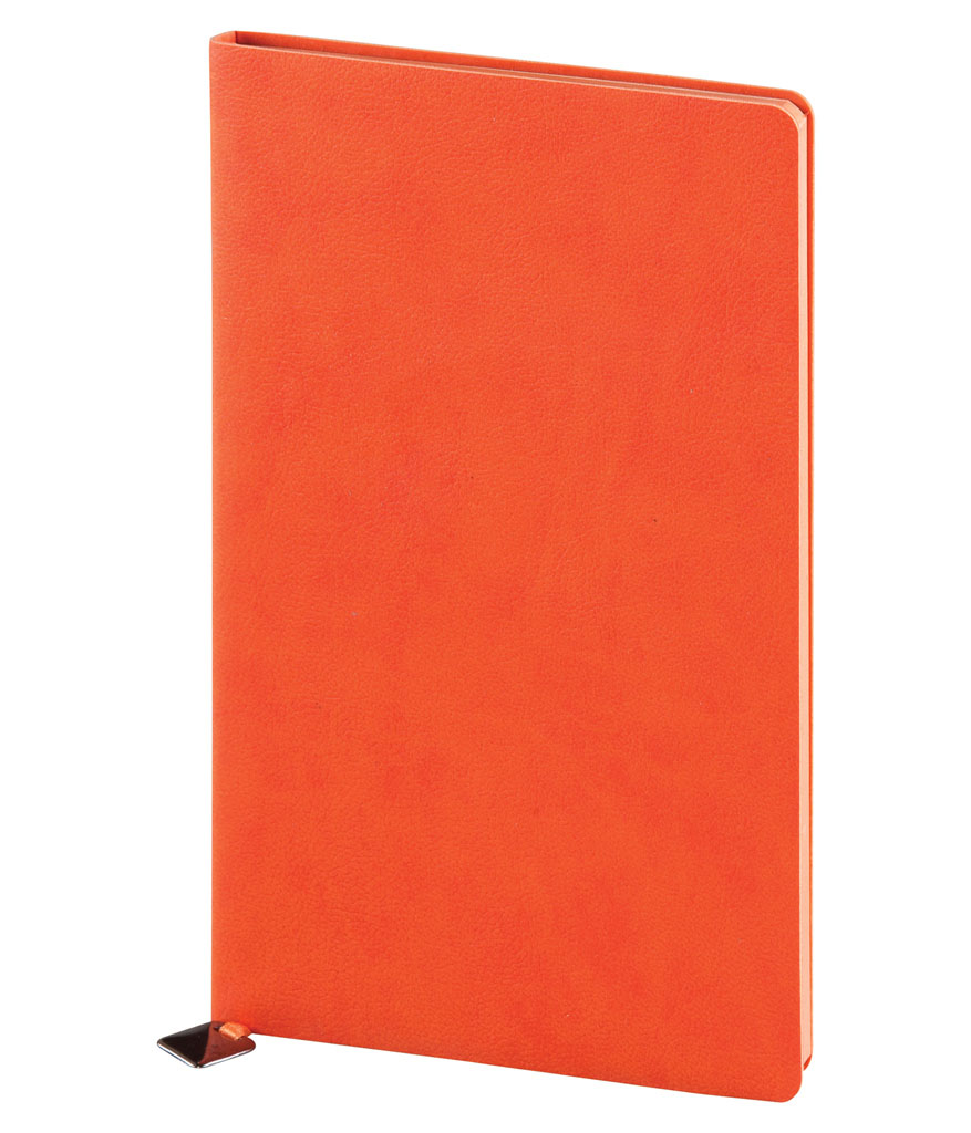 2280 Turuncu 13 x 21 Yumuşak Kapaklı Termo Deri̇ Defter - Sadıç Promosyon