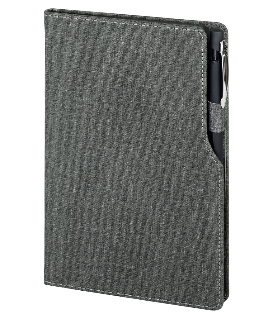 2320 Füme 15 x 21 Termo Deri̇ Defter (Ivory Kağıt) - Sadıç Promosyon