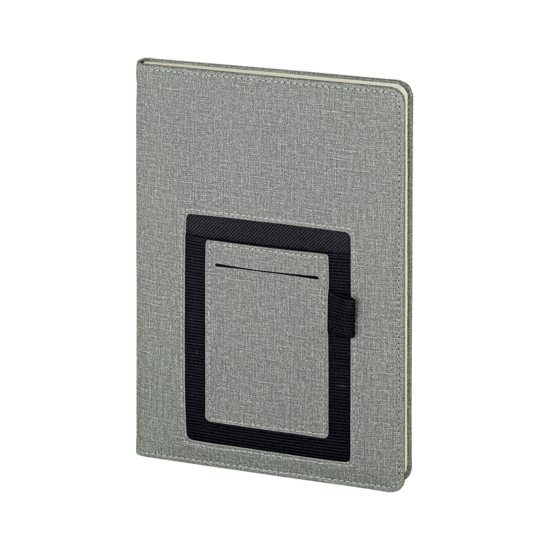2420 Gri 15 x 21 Termo Deri̇ Defter (Ivory Kağıt) - Sadıç Promosyon
