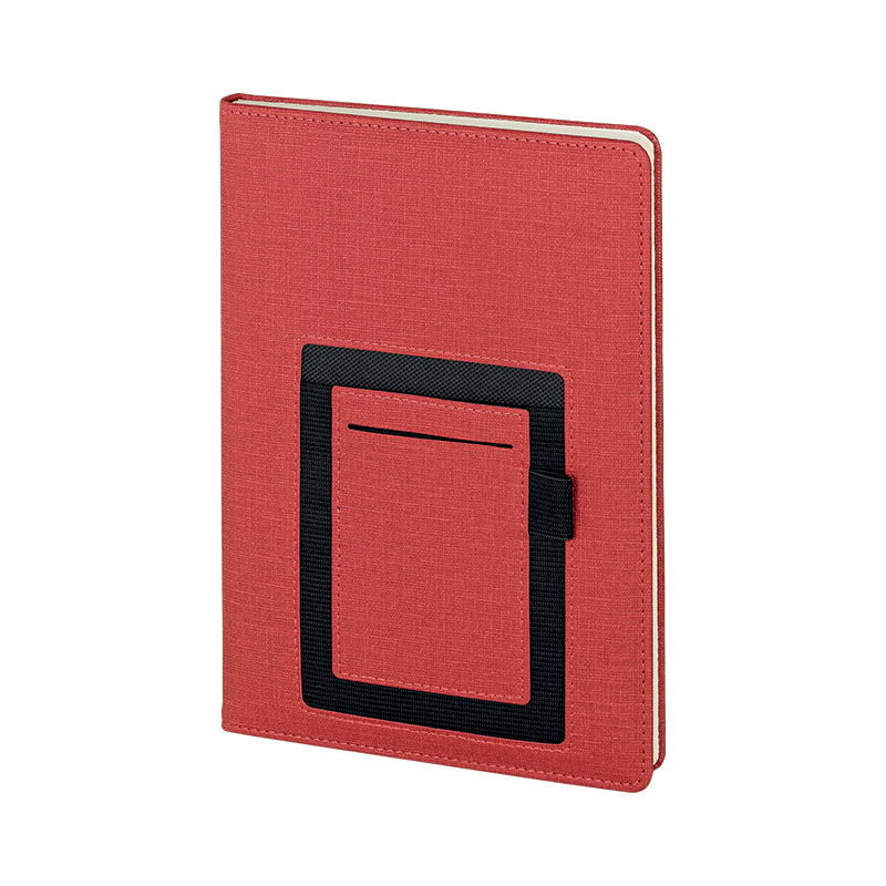 2421-HOLMEN Kırmızı 15 x 21 Termo Deri̇ Defter (Holmen Ki̇tap Kağıdı) - Sadıç Promosyon