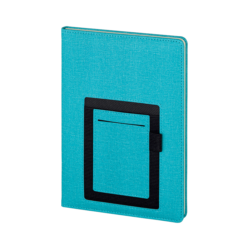 2421-HOLMEN Turkuaz 15 x 21 Termo Deri̇ Defter (Holmen Ki̇tap Kağıdı) - Sadıç Promosyon