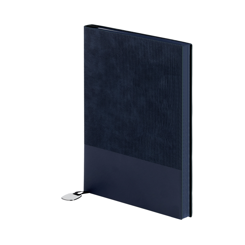 2423 Mavi 15 x 21 Yumuşak Kapaklı Termo Deri̇ Defter - Sadıç Promosyon