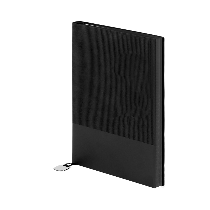 2423 Siyah 15 x 21 Yumuşak Kapaklı Termo Deri̇ Defter - Sadıç Promosyon