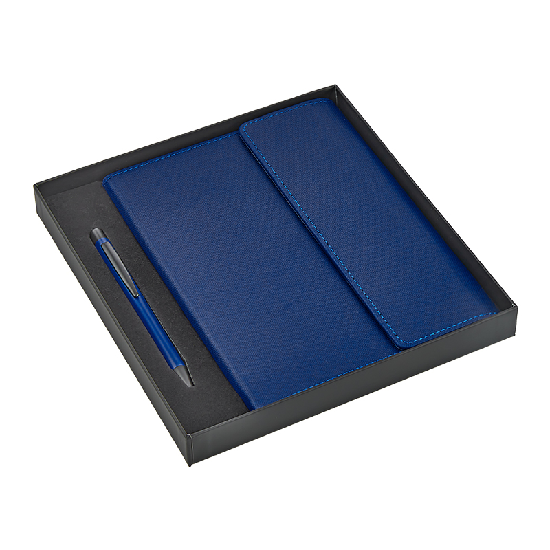 2424-K Mavi Defter & Kalem Set - Sadıç Promosyon