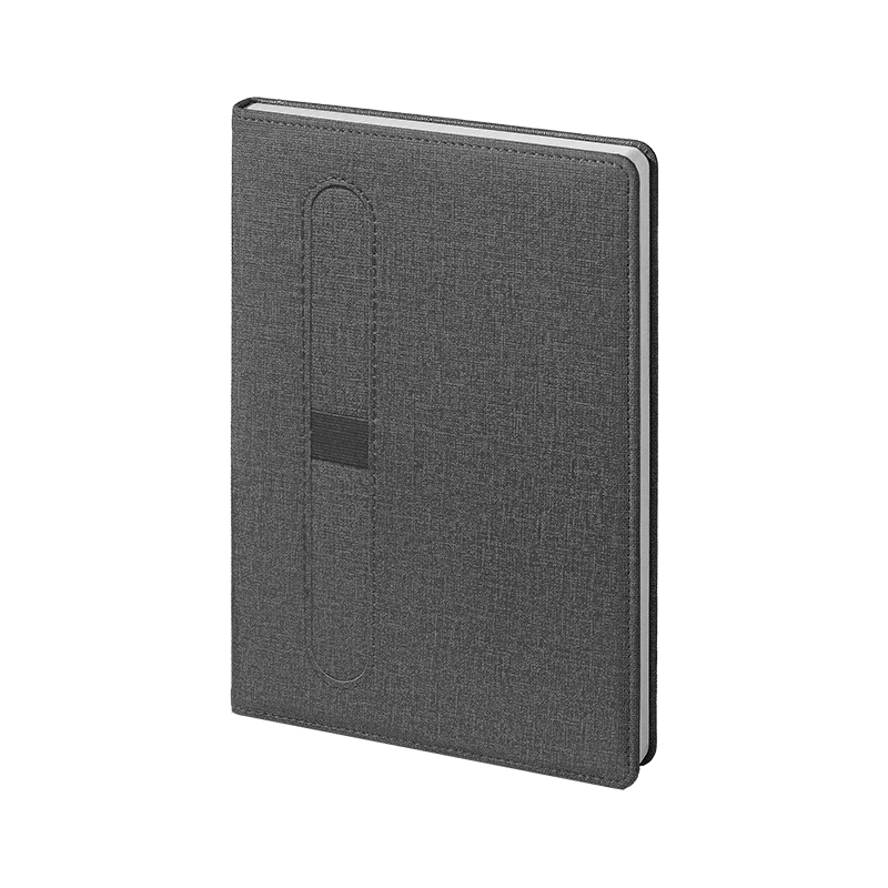 2425 Gri 15 x 21 Termo Deri̇ Defter - Sadıç Promosyon
