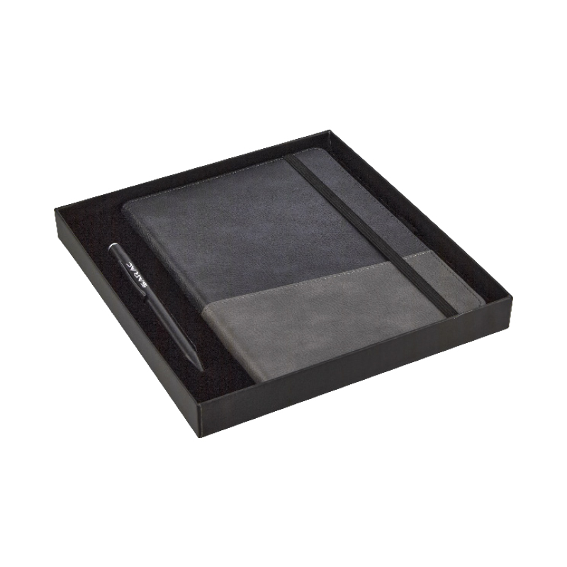 2427-K Siyah Defter & Kalem Set - Sadıç Promosyon