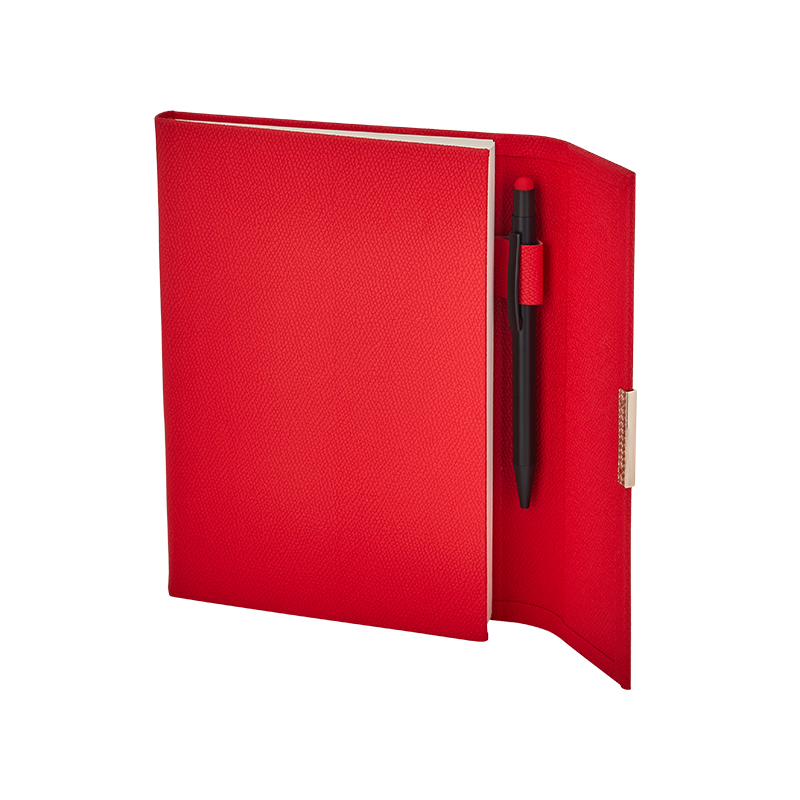 2429 Kırmızı 15 x 21 Termo Deri̇ Defter - Sadıç Promosyon