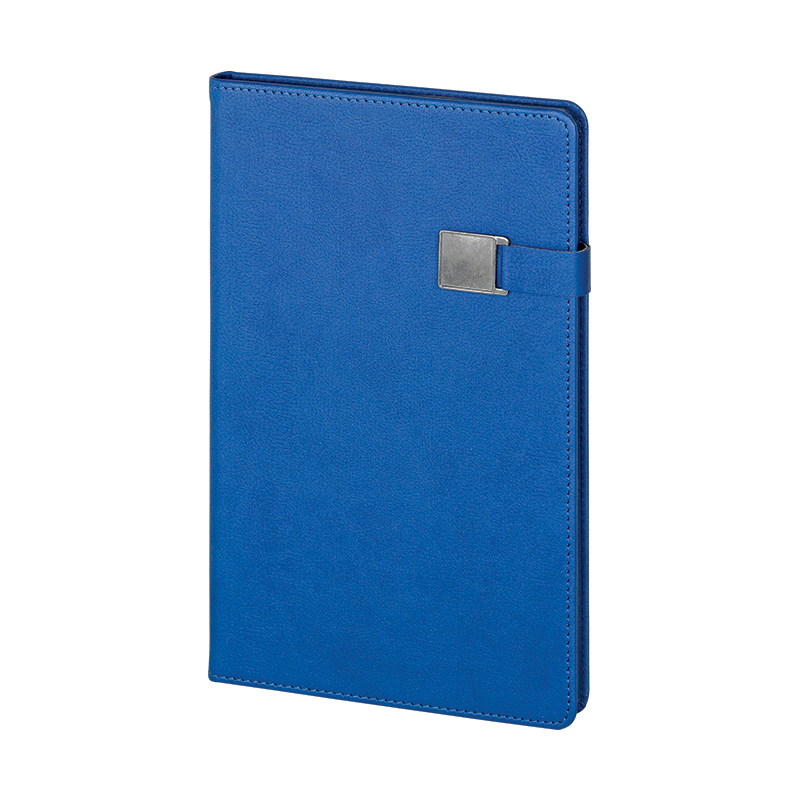 2660 Mavi 15 x 21 Termo Deri̇ Defter - Sadıç Promosyon