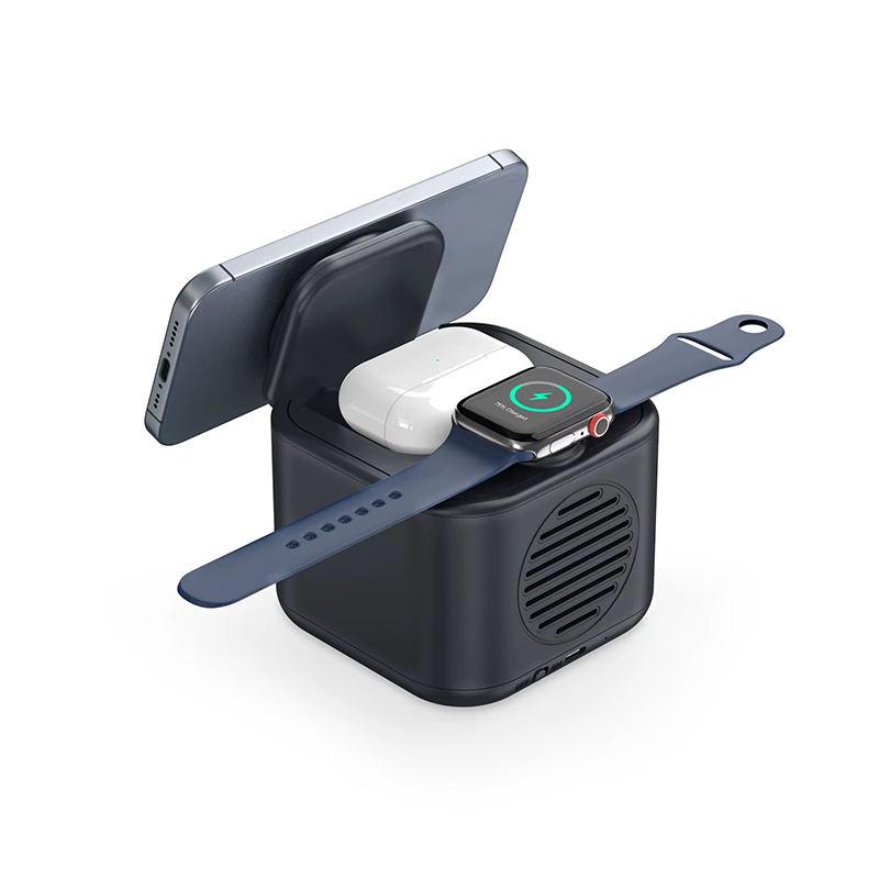 Ucuz Toptan Promosyon 4260 Siyah Wireless Şarj & Hoparlör Modeli - 4
