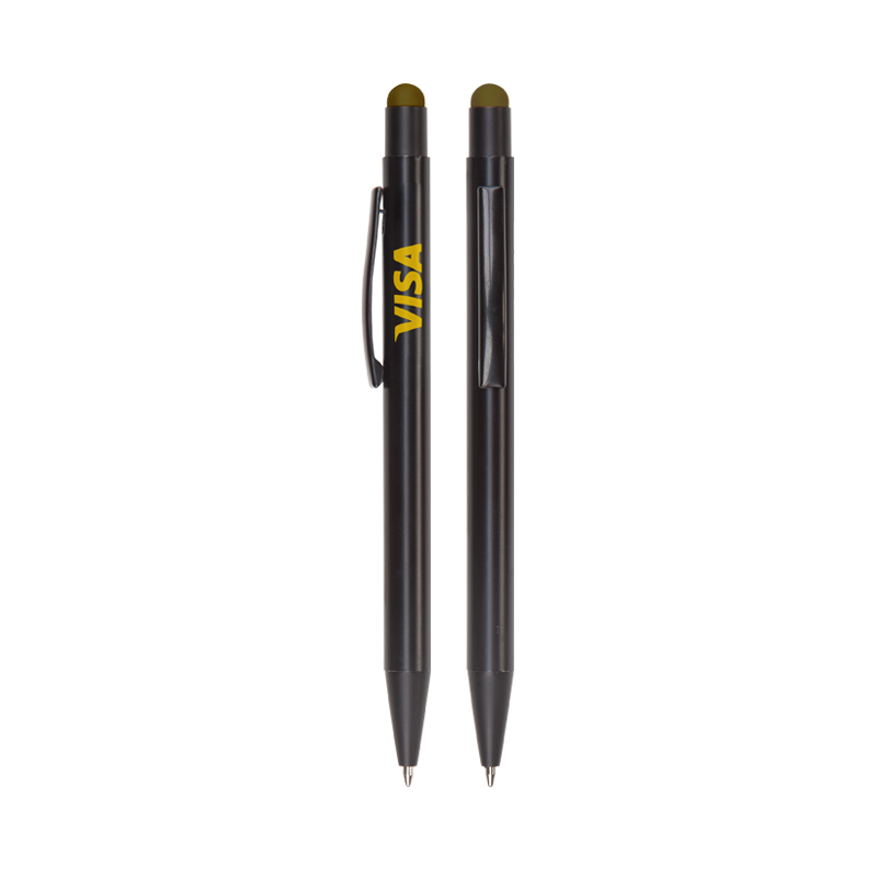 525 Gold Metal Tükenmez Touchpen Kalem - Sadıç Promosyon
