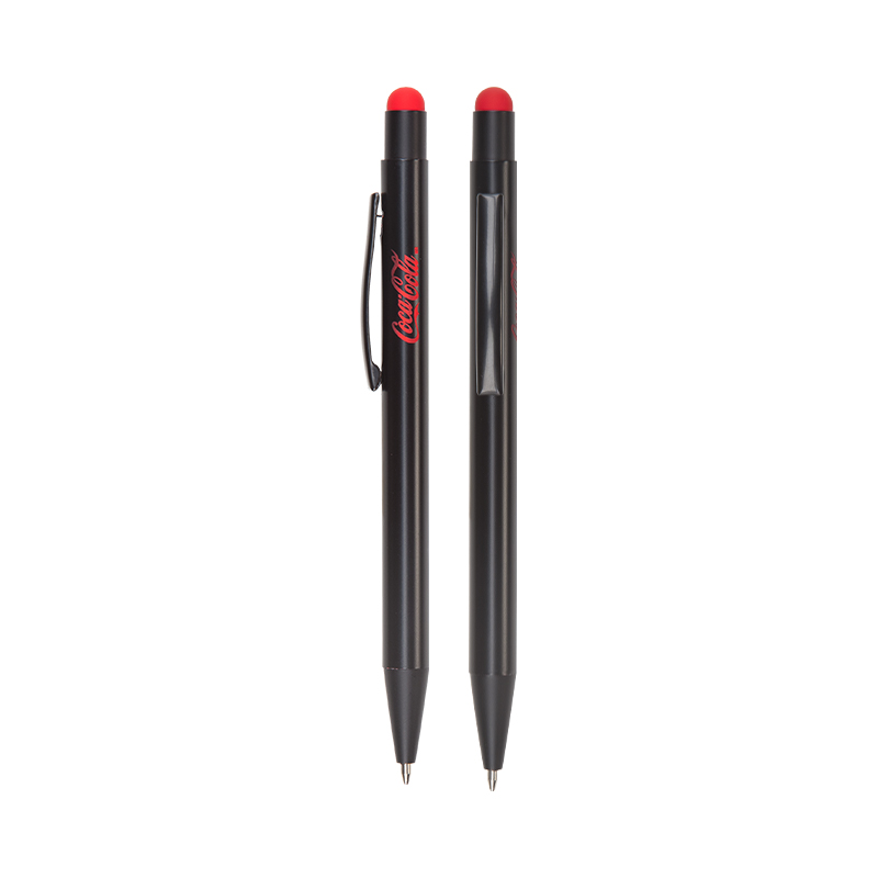 525 Kırmızı Metal Tükenmez Touchpen Kalem - Sadıç Promosyon
