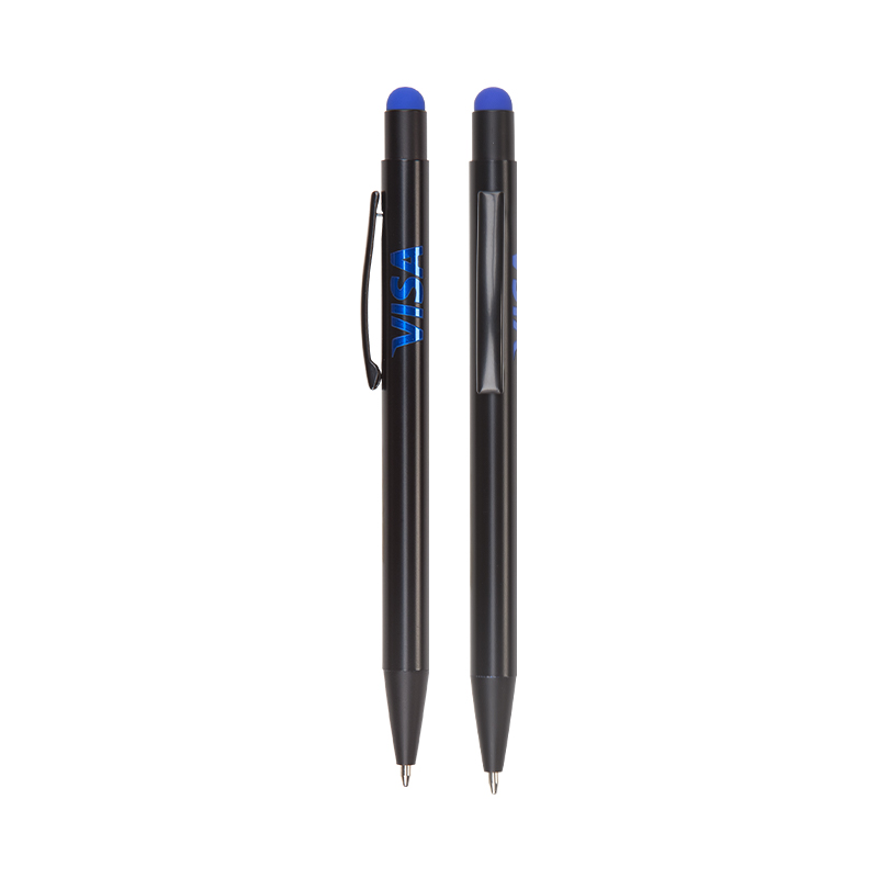 525 Lacivert Metal Tükenmez Touchpen Kalem - Sadıç Promosyon