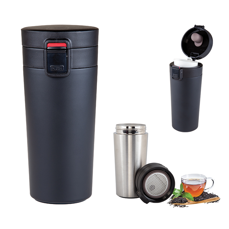 5303 Siyah Çelik Termos / 350 ml - Sadıç Promosyon