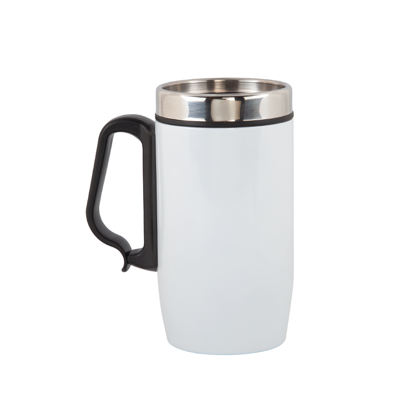 5304 Beyaz Çelik Kupa / 240 ml - Sadıç Promosyon