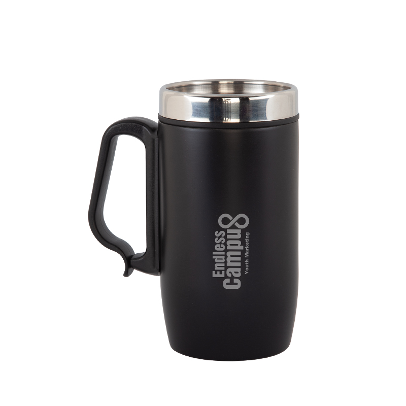 5304 Siyah Çelik Kupa / 240 ml - Sadıç Promosyon