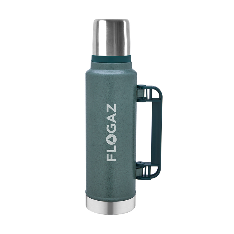 Ucuz Toptan Promosyon 5341 Yeşil Çelik Termos / 1450 ml Modeli - 9