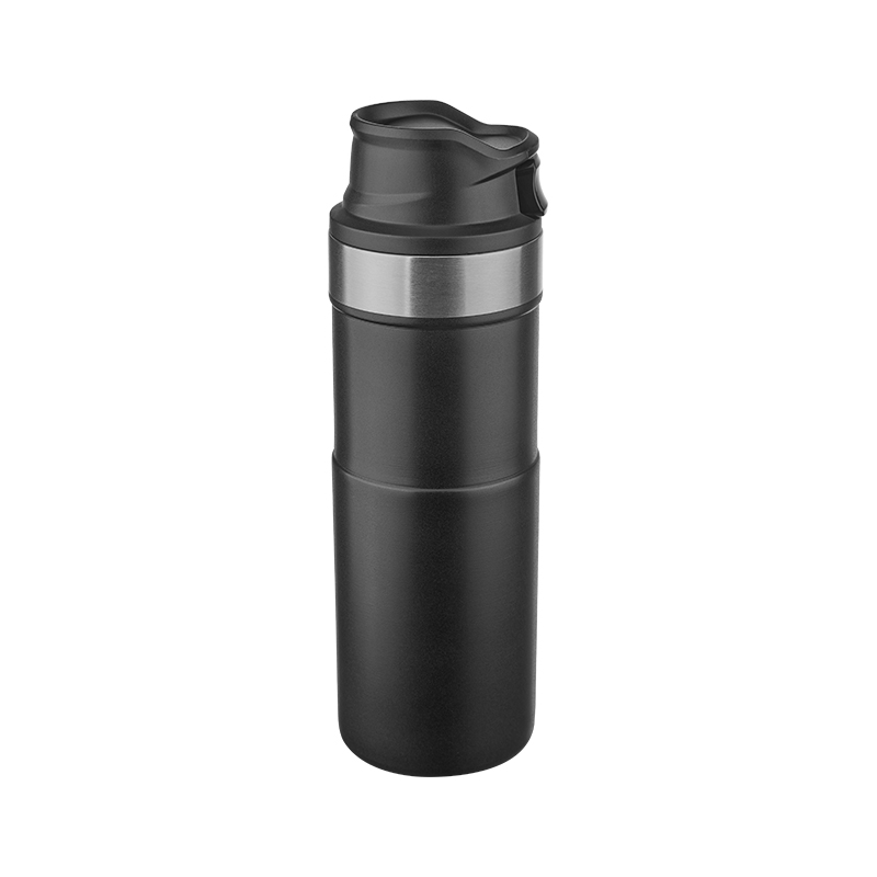 Ucuz Toptan Promosyon 5347 Siyah Çelik Termos / 400 ml Modeli - 5