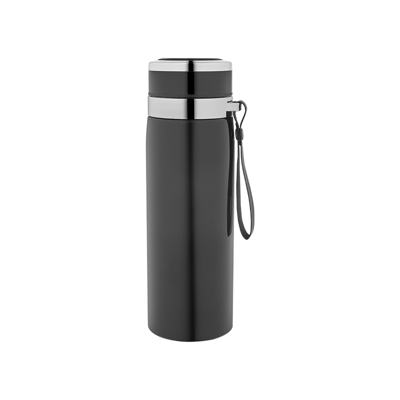 Ucuz Toptan Promosyon 5350 Siyah Çelik Termos / 800 ml Modeli - 2