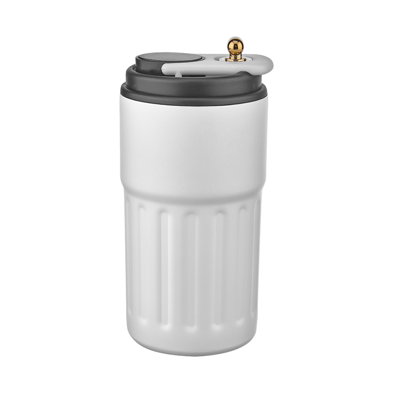 5351 Beyaz Çelik Termos / 440 ml - Sadıç Promosyon