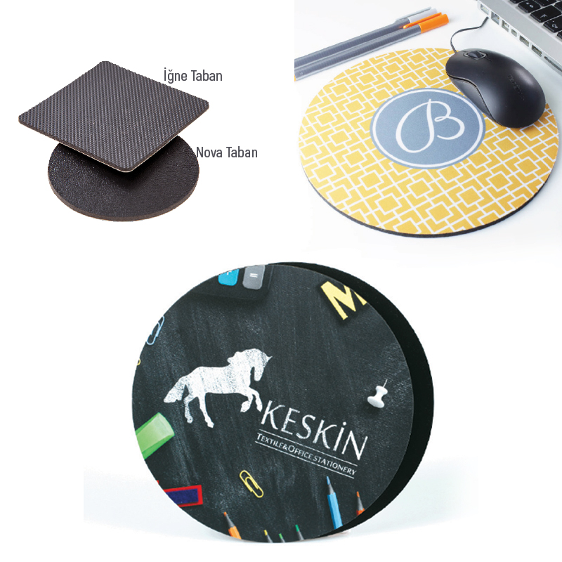 Toptan Promosyon 5874 Yuvarlak Standart Yuvarlak Mouse Pad Modelleri