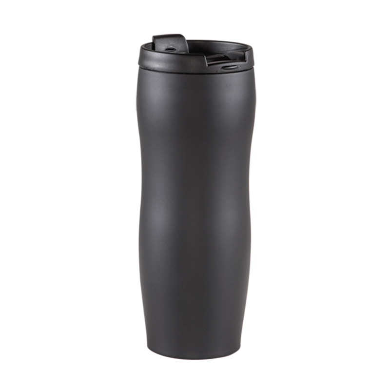 Toptan Promosyon 783 Siyah Çelik Kupa / 400 ml Modelleri