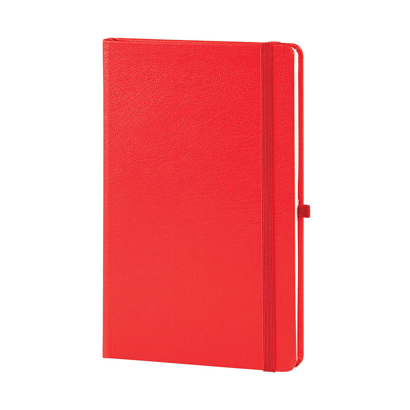 918 Kırmızı-112-Yaprak 13 x 21 Cilt Bezi Defter (Ivory Kağıt) - Sadıç Promosyon