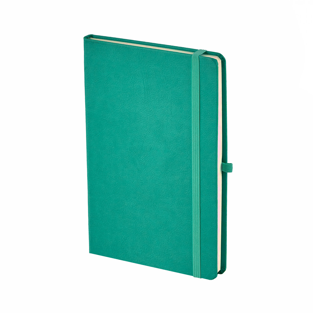 920-EKO Turkuaz 13 x 21 Termo Deri̇ Defter (Holmen Ki̇tap Kağıdı - Sadıç Promosyon