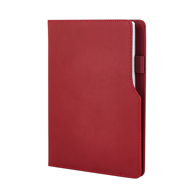 941-HOLMEN Kırmızı 15 x 21 Termo Deri̇ Defter (Holmen Ki̇tap Kağıdı) - Sadıç Promosyon