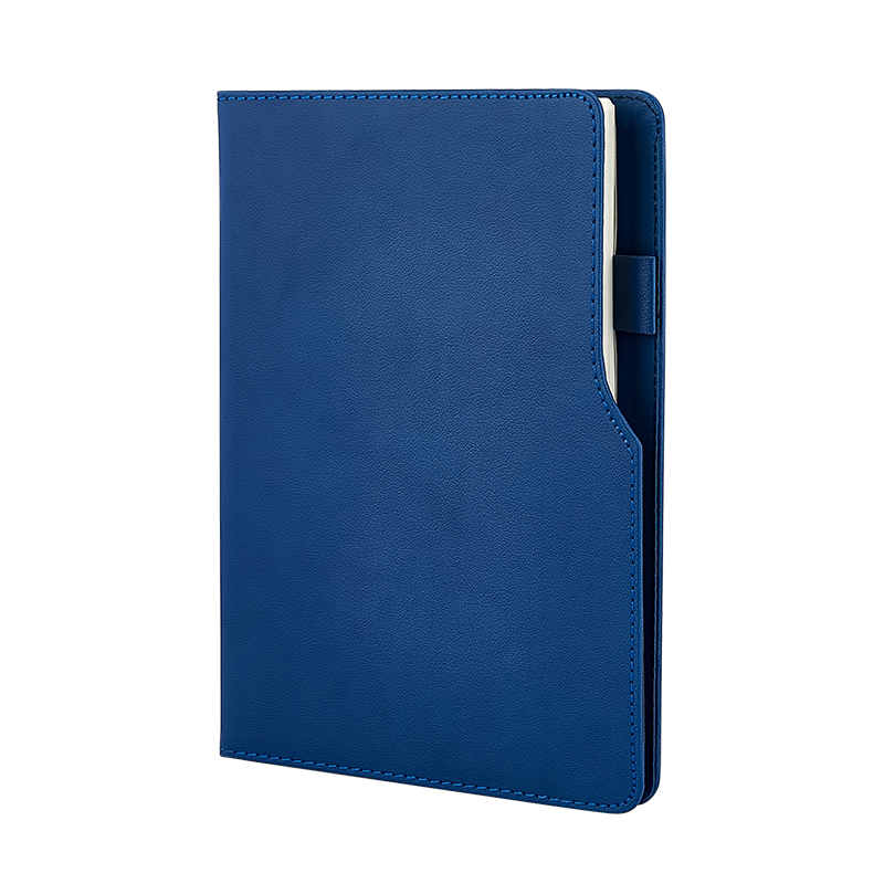 941-HOLMEN Lacivert 15 x 21 Termo Deri̇ Defter (Holmen Ki̇tap Kağıdı) - Sadıç Promosyon