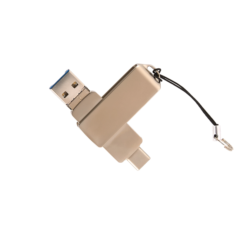 Ucuz Toptan Promosyon F-202-32 Silver 32 GB OTG Usb Bellek Modeli - 6