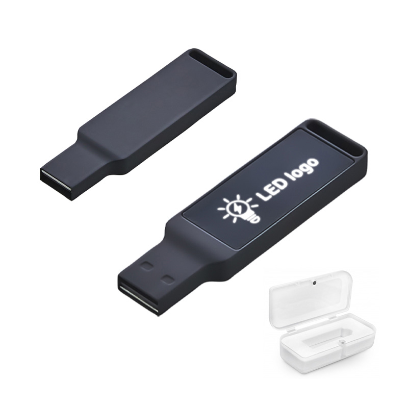Ucuz Toptan Promosyon F-206-32 Siyah 32 GB Işıklı Usb Bellek Modeli - 2