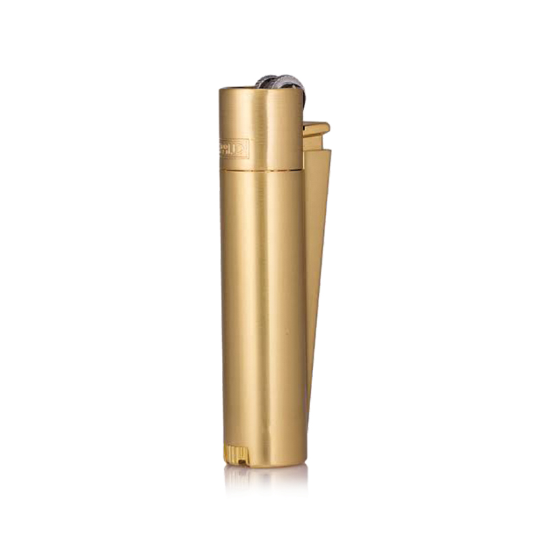 MT-112 Gold Clipper Metal Siboplu Çakmak - Sadıç Promosyon
