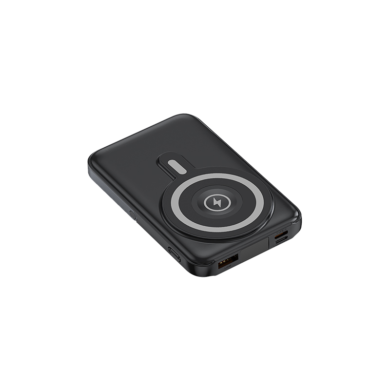 Ucuz Toptan Promosyon PB-4014 Siyah 10.000 mAh MagSafe Powerbank Modeli - 5