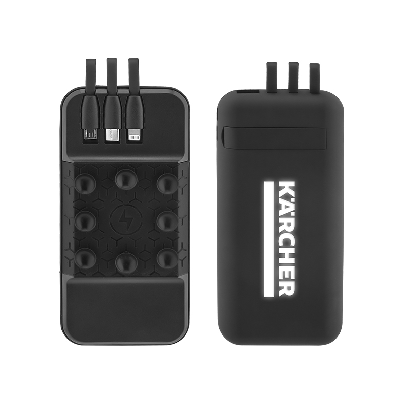 Ucuz Toptan Promosyon PB-4017 Siyah 10.000 mAh Powerbank Modeli - 4