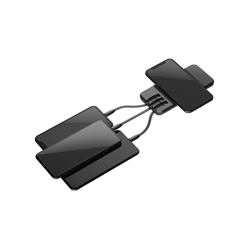 Ucuz Toptan Promosyon PB-4017 Siyah 10.000 mAh Powerbank Modeli - 5