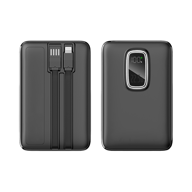 Ucuz Toptan Promosyon PB-4019 Siyah 10.000 mAh Powerbank Modeli - 4