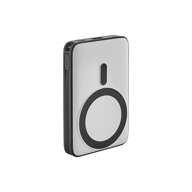 Ucuz Toptan Promosyon PB-4020 Beyaz 10.000 mAh MagSafe Powerbank Modeli - 7