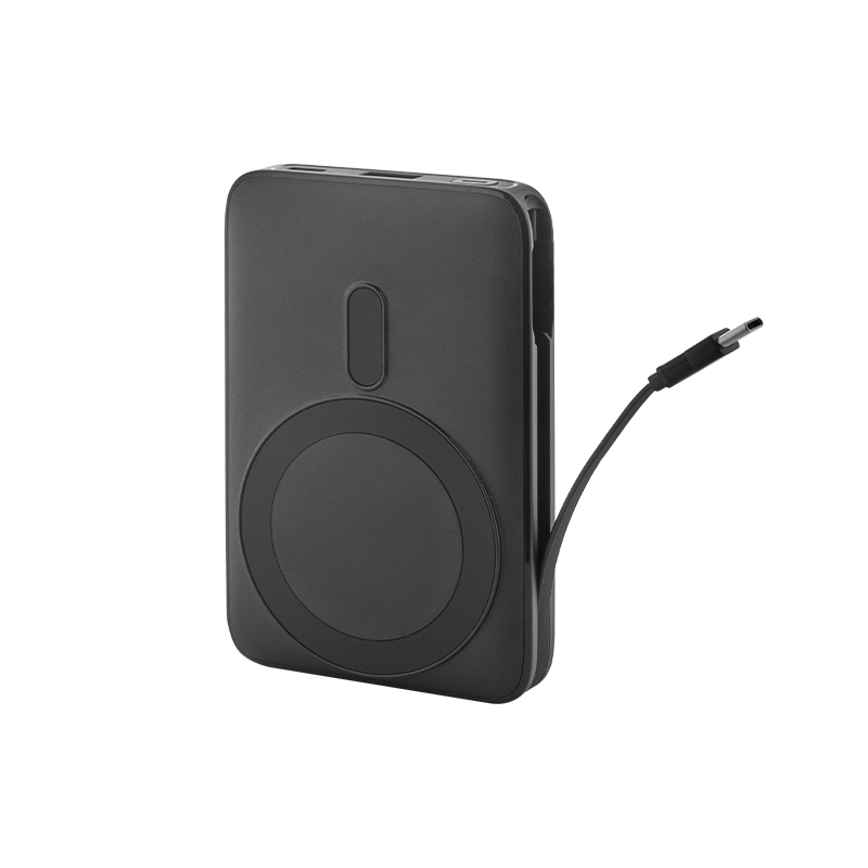 Ucuz Toptan Promosyon PB-4020 Siyah 10.000 mAh MagSafe Powerbank Modeli - 1