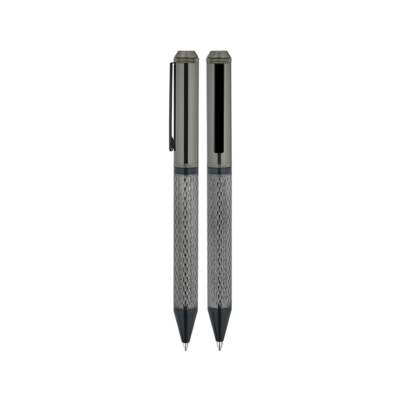 1254-T Füme Metal Tükenmez Kalem - Sadıç Promosyon