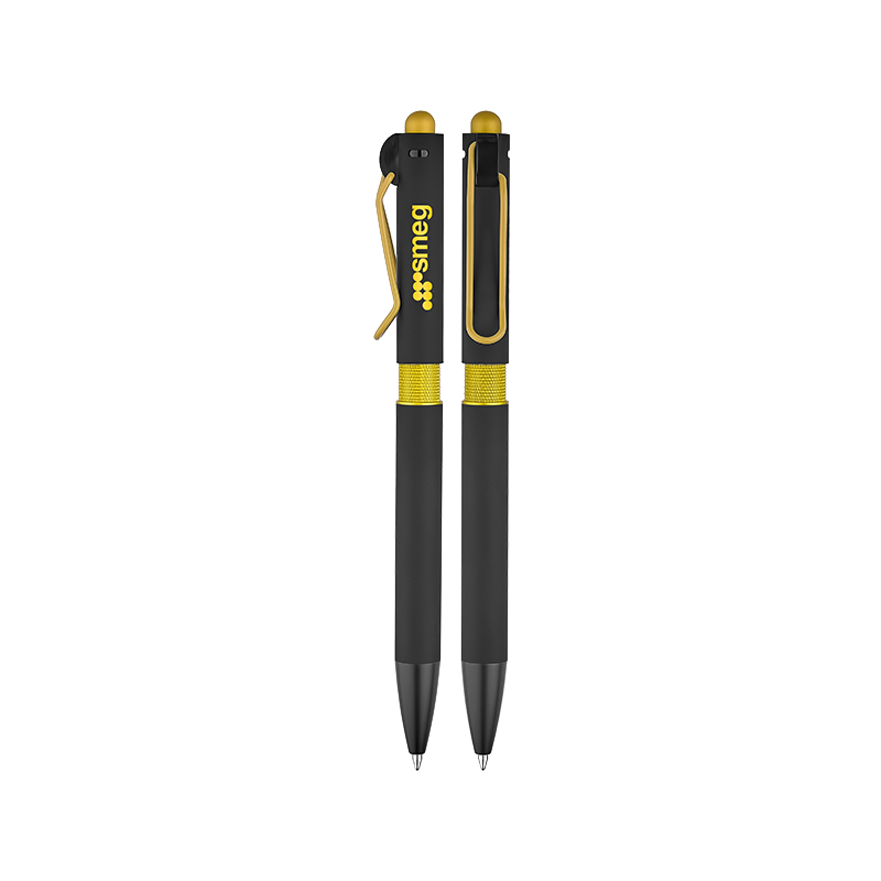 Toptan Promosyon 1360 Sarı Metal Tükenmez Touchpen Kalem Modelleri