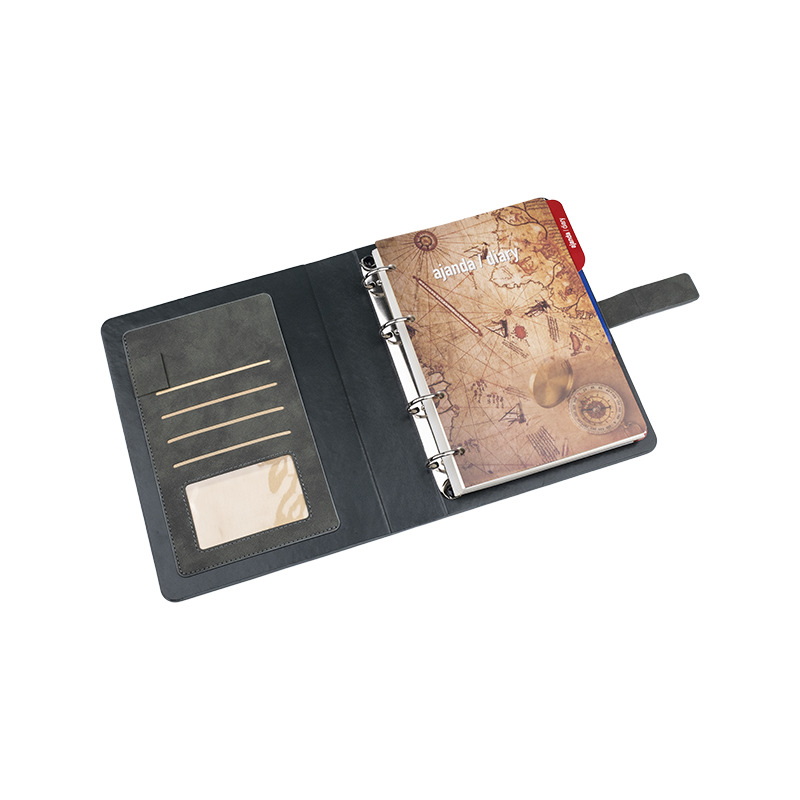 Ucuz Toptan Promosyon 1480 Mavi Termo Deri Tarihli Organizer (Ivory Kağıt) Modeli - 3