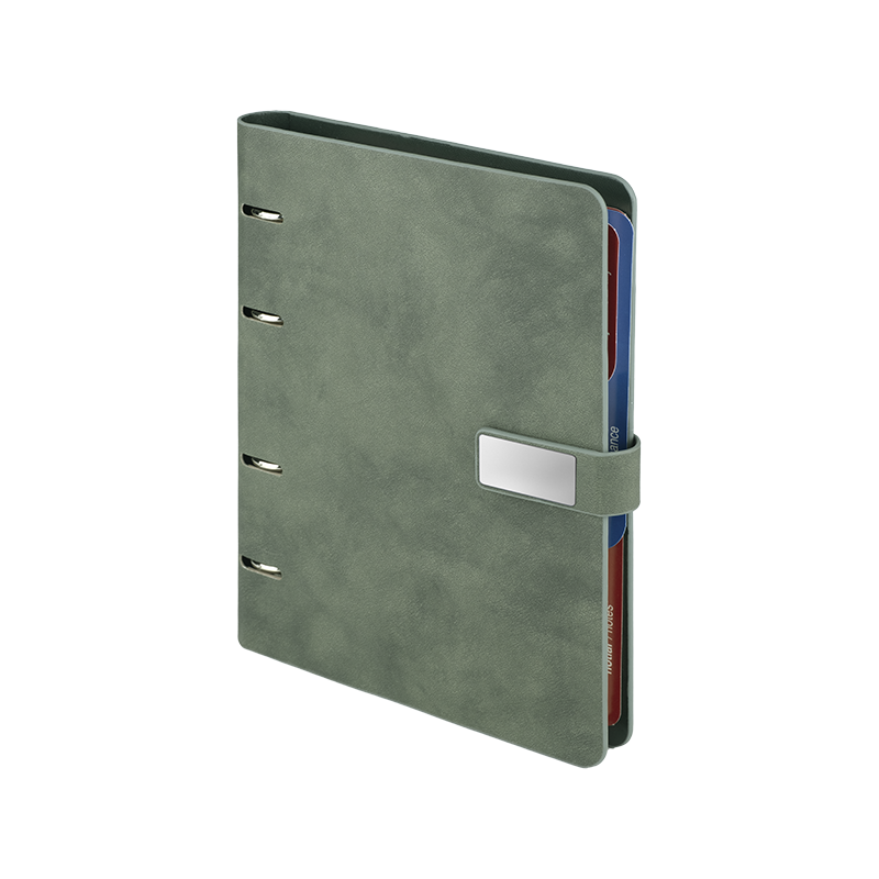 1480 Yeşil Termo Deri Tarihli Organizer (Ivory Kağıt) - Sadıç Promosyon