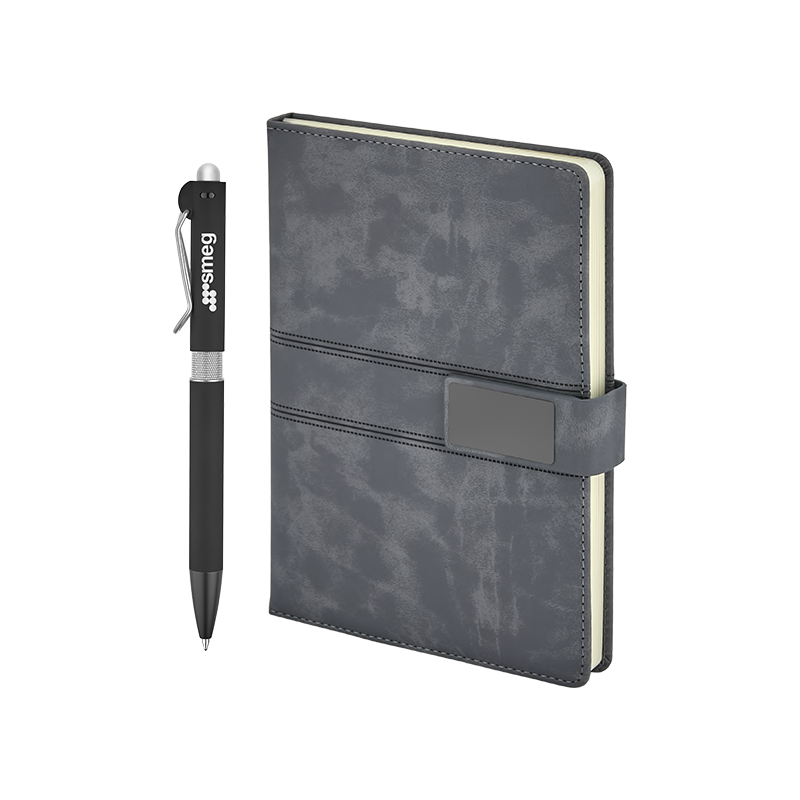 Ucuz Toptan Promosyon 2421-K Gri Hediyelik Set Modeli - 2