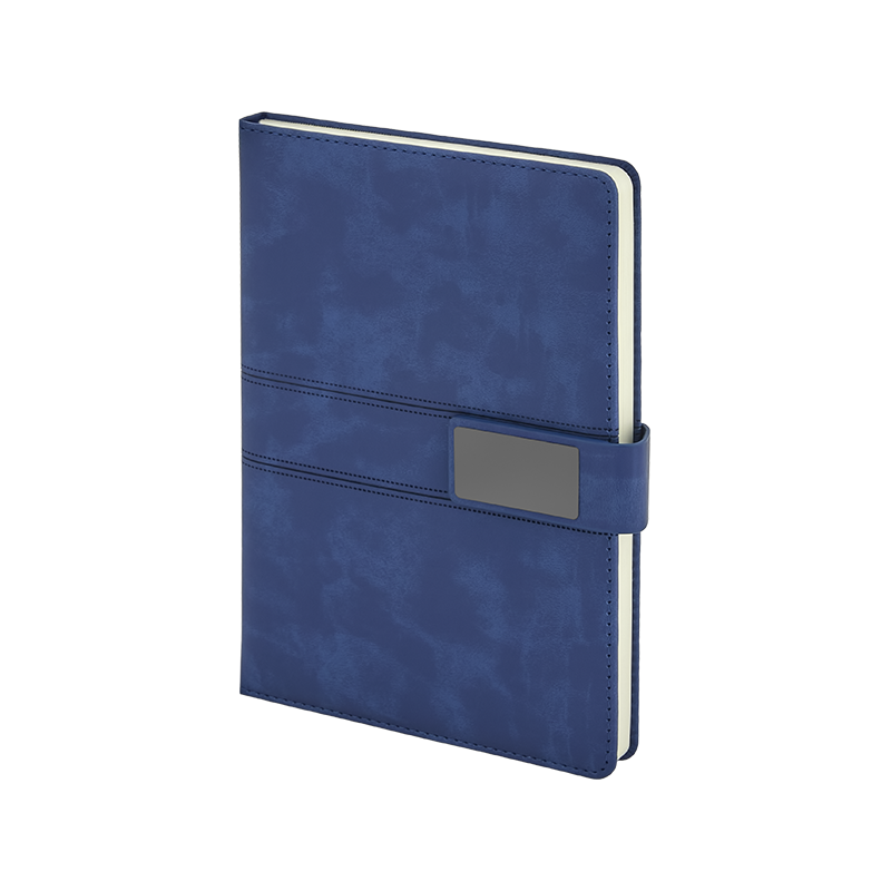 2441 Lacivert 15 x 21 Termo Deri Defter - Sadıç Promosyon